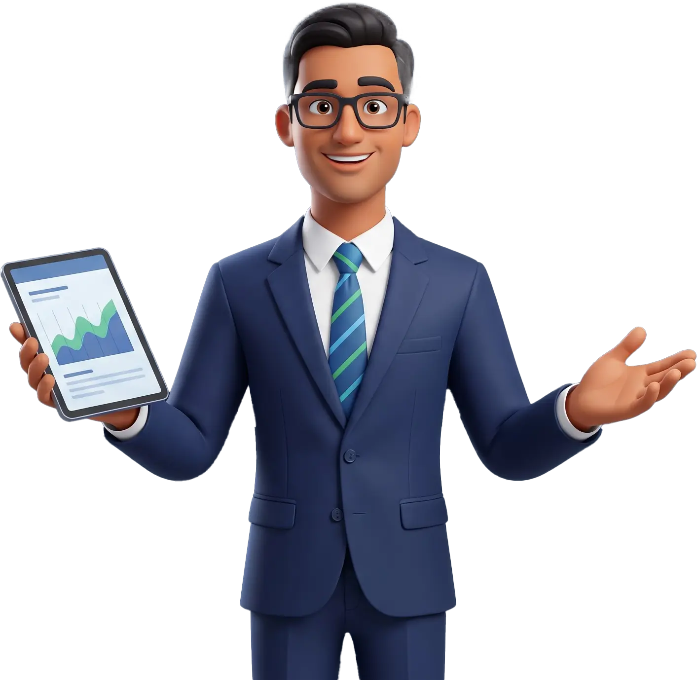 professional Indian male financial advisor for Cred Niva